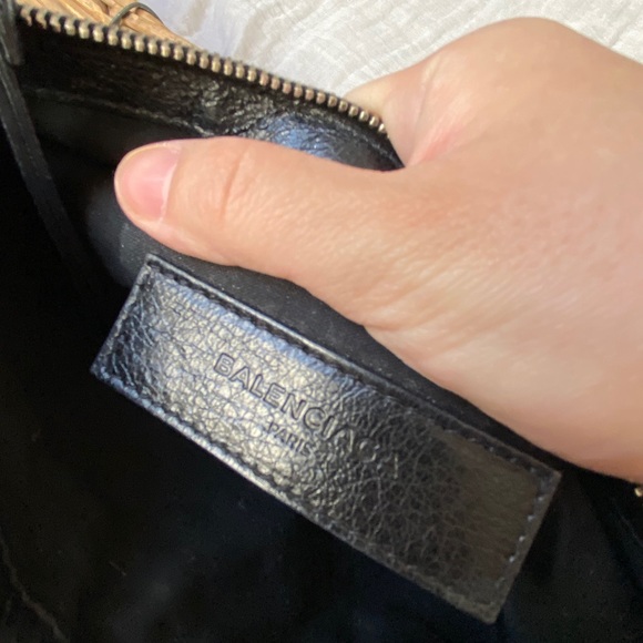 Balenciaga black leather clutch travel bag - Picture 6 of 7